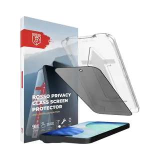 Rosso Privacy Screen Protector Geschikt Voor Apple IPhone 17 - 9H Gehard Glas - Installatietray - Case Friendly Tempered Glass - Stofvrij - Eenvoudige