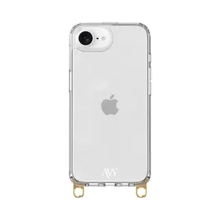 Avy Transparant Hoesje | Geschikt Voor Apple IPhone 16e | Clear Case | Haakjes Voor Koord