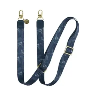 Avy Verstelbaar Crossbody Telefoonkoord | Obscura Blue | Lang Nylon Koord | Universeel Voor Alle Hoesjes | Geschikt Voor IPhone, Samsung En Meer |