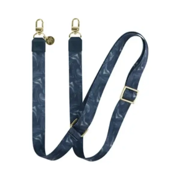 Avy Verstelbaar Crossbody Telefoonkoord | Obscura Blue | Lang Nylon Koord | Universeel Voor Alle Hoesjes | Geschikt Voor IPhone, Samsung En Meer | thumbnail
