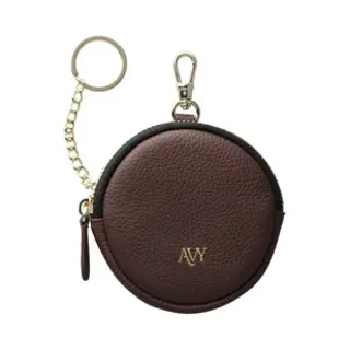 Avy Minimalistisch Bruin Leren Telefoontasje | Met Rits, Haakje En Sleutelring | Luxe Accessoire | Echt Leer | Compact & Stijlvol | Leather Chocolate