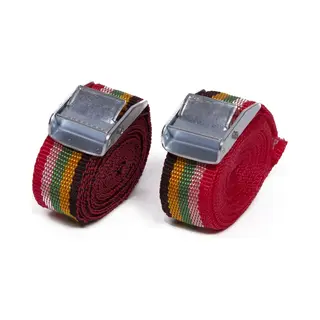 Benson Regenboog Spanband Set - 2, 5 Meter - 2 Stuks - Met Klem - Duurzaam Polyester
