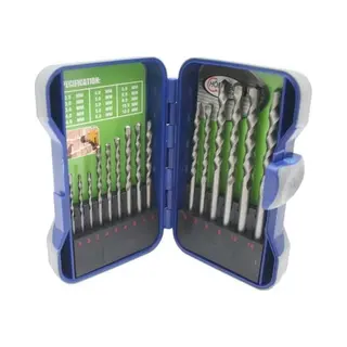 Hofftech Steen- En Betonborenset - 15-delig - 3 T/m 10 Mm - Inclusief Opbergcassette