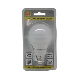 Benson Led Lamp - Bewegingssensor - 9W - Warmwit - E27 Fitting - 2700K
