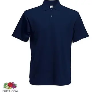 Fruit Of The Loom Poloshirt - Heren - Deep Navy - 2XL