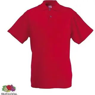 Fruit Of The Loom Poloshirt - Heren - Red - M