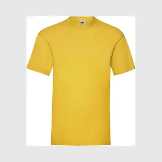 Fruit Of The Loom - 5 Stuks Valueweight T-shirts Ronde Hals - Oker Geel - Xl