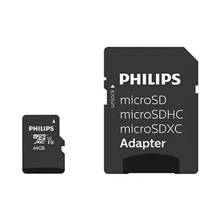 Philips FM64MP45B/00 flashgeheugen 64 Gb MicroSDXC Uhs-I Klasse 10