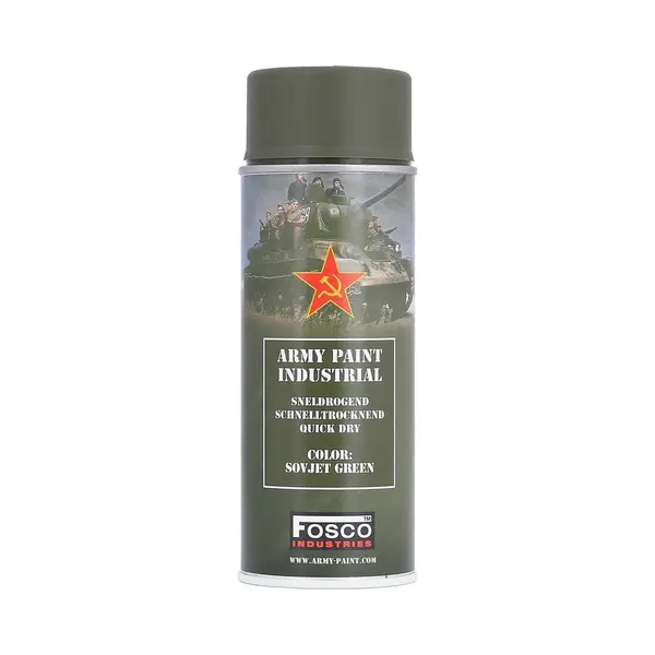 Fosco Spuitbus Legerverf 400ml Sovjet Green thumbnail