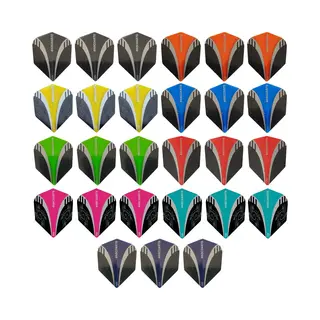 Abc Darts - Dart Flights - Extra Stevig - Tribal Mix - 8 Sets (24 Stuks)