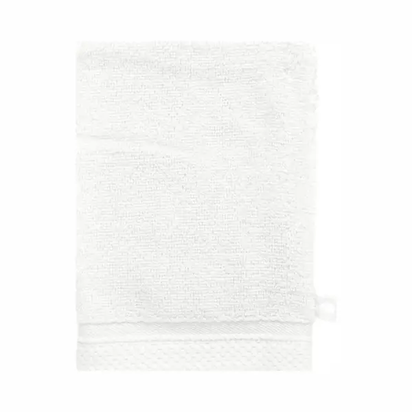 The One Towelling Bamboe Washand - Bamboe/Katoen - 600 Gr/m² Stofdikte - Hypoallergeen - Wit thumbnail