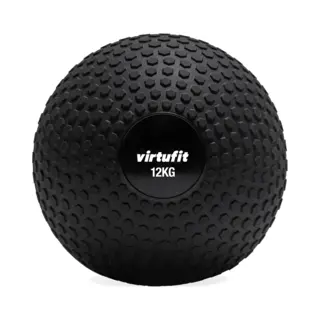 VirtuFit Slam Ball– Fitness Bal – 12 Kg – Zwart