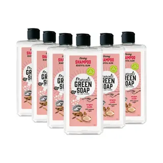 Marcel s Green Soap Marcel's Green Soap Caring Shampoo Argan & Oudh 6 X 300ml