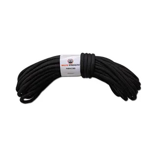 Brute Strength Paracord - Touw - 6 Mm - 20 Meter - Zwart - 400 Kg Trekkracht
