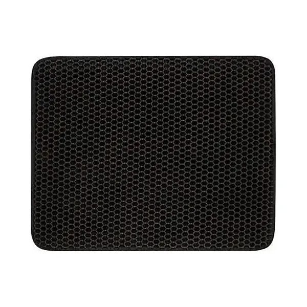 Kattenbakmat - 40 X 50 Cm - Waterdicht - Dubbele Laag - Honingraatstructuur - Uitloopmat - Placemat Kat - Schoonloopmat Kattenbak - Kattenbak thumbnail