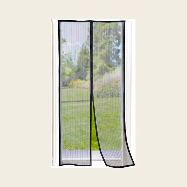 Vliegengordijn Met Magneet - Magnetisch Anti Insecten Horgordijn - Hordeur Deurgordijn - Zwart thumbnail