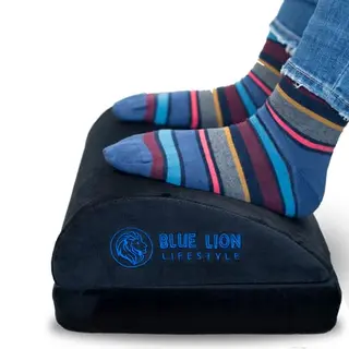 Blue Lion Lifestyle Blue Lion Verstelbare Voetensteun - Voetenbankje - Ergonomisch - Tegen Rugpijn - Zwart