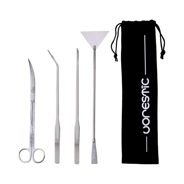 Vorestic Aquascaping En Aquarium Set Met Aquarium Schaar, Aquarium Pincetten En Aquarium Spatel thumbnail