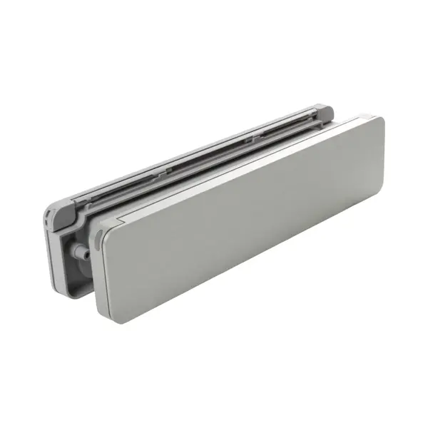Homebox - De Isolerende, Tochtvrije En Geluiddempende Brievenbus – Buitendeel Aluminium Blank Geborsteld - Binnendeel In Grijs Ral 7047 thumbnail