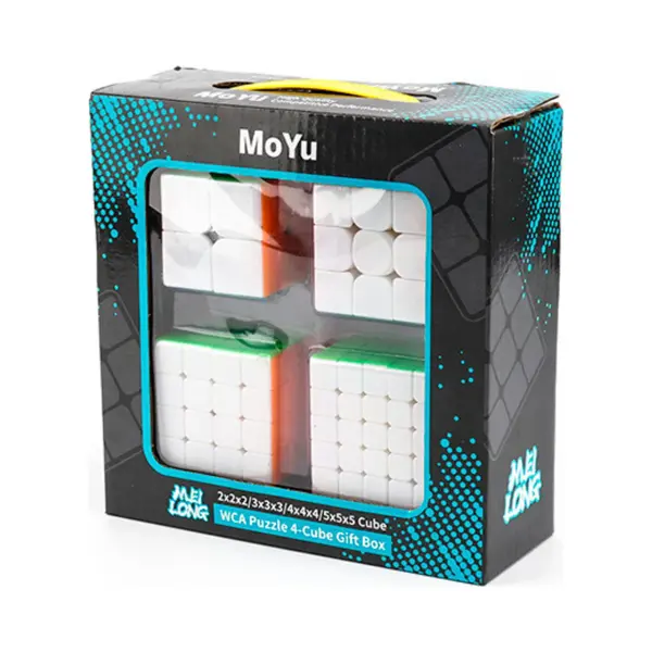 MoYu Rubiks Speed Cube Set - 2x2, 3x3, 4x4, 5x5 - Stressverlagend thumbnail