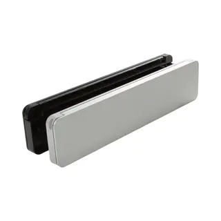 Homebox - De Isolerende, Tochtvrije En Geluiddempende Brievenbus – Buitendeel Aluminium Blank Geborsteld - Binnendeel In Zwart RAL9005.