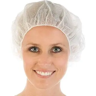 Nesto's® Stevige Haarnetjes - Haarkapjes - Horeca - Keuken - Baret Style - Wegwerp - Plastic - 100 Stuks