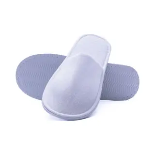 Nesto's® Hotel Slippers - Wegwerp Pantoffels - Gasten Sloffen - Sauna - Wellness - Spa - Badstof - Gesloten Neus - Maat 36-42 - Wit