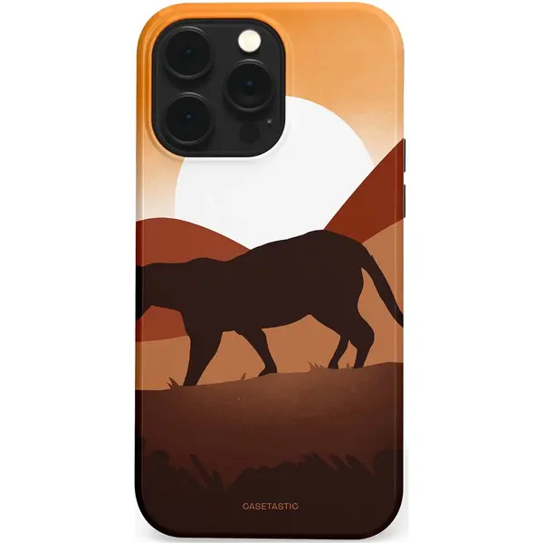 Casetastic Hoesje Geschikt Voor Apple IPhone 14 Pro Max Magsafe - Stijlvolle Beschermende Duo-layer Case - Zonsondergang Safari thumbnail