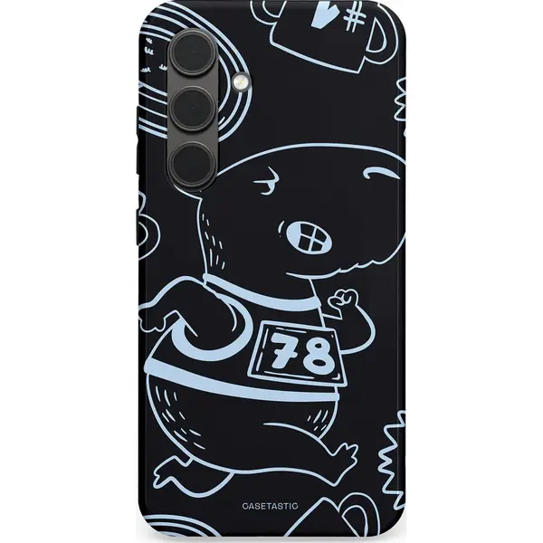Casetastic Hoesje Geschikt Voor Samsung S24 - Stijlvolle Beschermende Duo-layer Case - Capibara Kampioen thumbnail