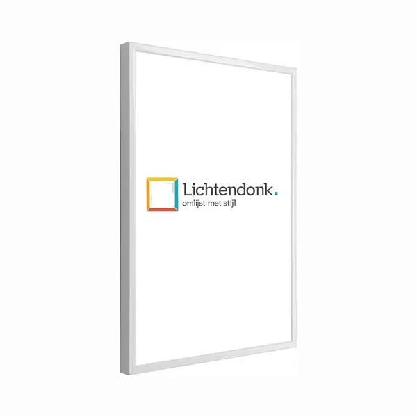 Lichtendonk Aluminium Wissellijst 60 X 90 Wit - Ontspiegeld Acrylite - Salerno thumbnail