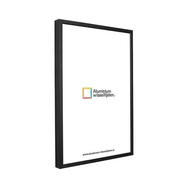 Lichtendonk Wissellijst 90 X 130 Zwart Alu Pro-Line – Ontspiegeld Uv Werend Acrylite - Posterlijst – Fotolijst – Fotokader – Cadre Photo – Photoframe - thumbnail