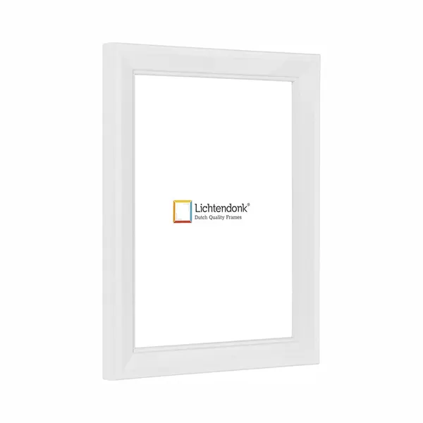 Lichtendonk Fotolijst - Landelijke Stijl - Wit Met Zichtbare Houtnerf - Fotomaat 45x80 - Ontspiegeld Acrylite� - Art.nr. 1055001345803 thumbnail