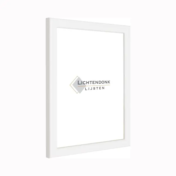 Lichtendonk Fotolijst - Fotokader - Wit - Hoogglans Profiel - Fotomaat 25x38 - Helder Glas - Art.nr. 10204925382 thumbnail
