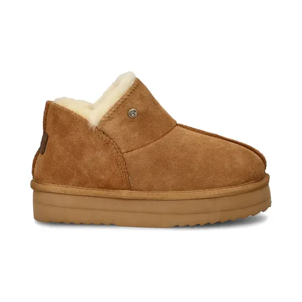 Warmbat Willow Vrouwen Sloffen - Cognac - Maat 39 thumbnail