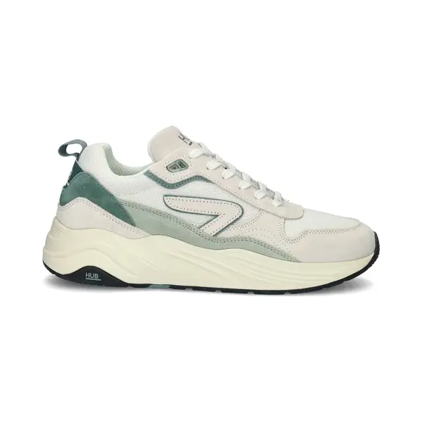 Hub Gilde-z Men Lage Sneakers - Heren - Wit - Maat 46 thumbnail