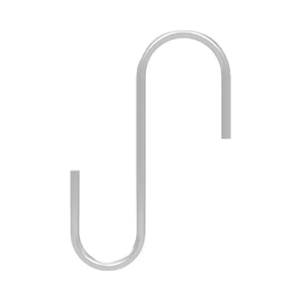 GoodlineNL 10 Stuks - S-Haak - Aluminium - Zilver - 4cm - Type Sh-3 thumbnail
