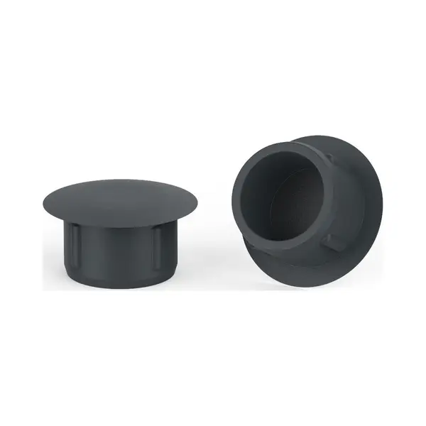 GoodlineNL 10 Stuks - Premium Afdekdopjes Voor Boorgaten - Rond - Antracietgrijs (Ral 7016) - 10mm thumbnail