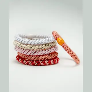 Funky Harties- Glitter Elastiekjes- 2-1 Haarelastiek En Armband- Armbanden- Vrouwen- Dames- Meisjes- Sterk Elastiek- Verslappen Niet- Cadeau-