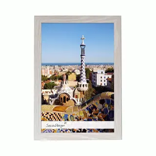 SecaDesign Anima Fotolijst Hout - Fotomaat A4 21x29, 7 Cm - Lichtgrijs