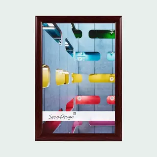SecaDesign Tours Fotolijst - Fotomaat 15x20 Cm - Kersenhout Kleur