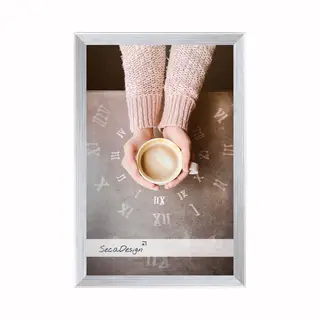 SecaDesign Luca - Fotolijst 10x15 Cm Fotomaat - Zilver