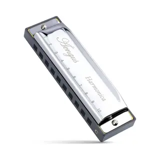 Áengus Mondharmonica C Majeur - Blues Harp C - Zilver