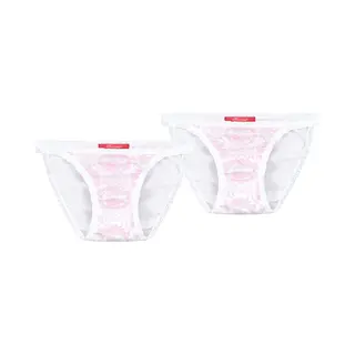 Exclusief Luxueus Kinder Ondergoed, Twee Luxe Mooie Zacht Roze Girly Tanga's Van Hanssop Met Fashionable Elastische Rand Details En In Een Luxe