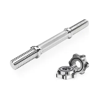 VirtuFit Halterstang - Dumbellstang - Met Schroefsluiting - 30 Mm - 35 Cm