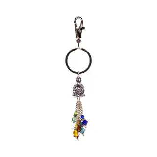 Yogi & Yogini Naturals Sleutelhanger Chakra Boeddha (14 Cm)