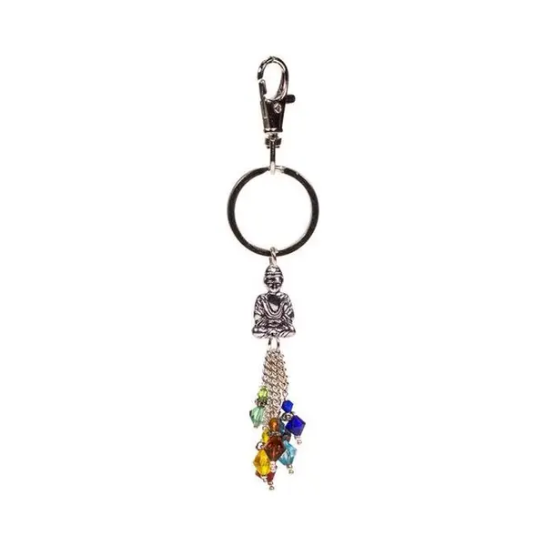 Yogi & Yogini Naturals Sleutelhanger Chakra Boeddha (14 Cm) thumbnail