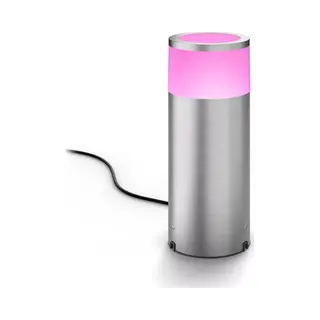 Philips by Signify Philips Hue White and Color ambiance Calla Outdoor Sockelleuchte silber