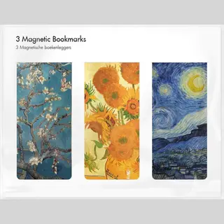 Lanzfeld (museumwebshop.com) Set Van 3 Magnetische Boekenleggers, Vincent Van Gogh