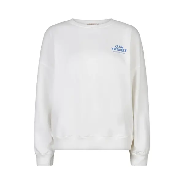 Esqualo Sweater SP26-05019 - Offwhite/Blue thumbnail