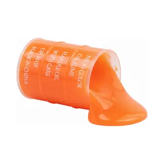 Johntoy Speelslijm - Oranje - 1x 150 Ml - Speelgoed Slijm - 5, 5x8 Cm - Horror Slijm